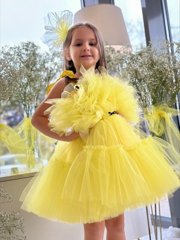 Детска рокля „БАЛЕРИНА" yellow edition 1