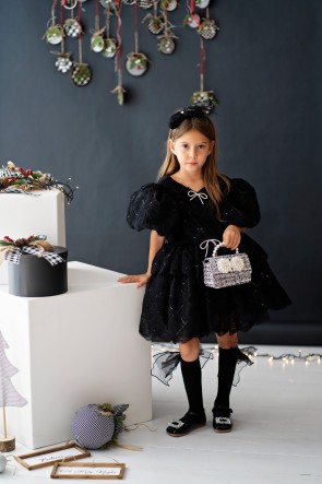 Детска рокля "BLACK ORCHID" 1