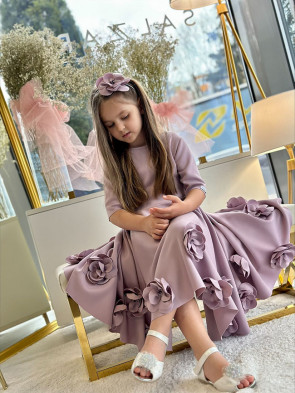 Детска рокля "FLORESSITTA" purple edition 1