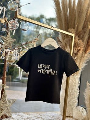 Детски топ "MERRY CHRISTMAS" in black 1