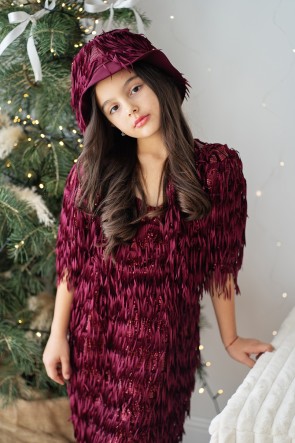 Детско болеро "BURGUNDY" 1