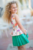 Girl Dress “A colorful greensward for Lili”