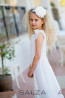Girl Dress “White flowers for Belle”