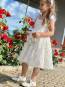 Girl Dress "WHITE ELEMENTS" 9