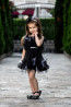 Girl Dress "BALLERINA" black edition  1