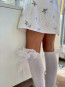 Girl Socks "WHITE BUTTERFLY" 3