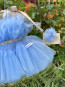 Girl dress "BALLERINA" blue edition 3