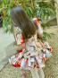 Girl Dress "BIRDS & FLOWERS & PINK" 14