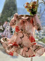 Girl Dress "BIRDS & FLOWERS & PINK"  27