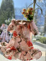 Girl Dress "BIRDS & FLOWERS & PINK"  26