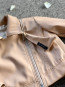 Girl Leather Jacket "CAPPUCCINO" 8