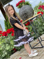 Girl Skirt "BLACK SAND" 3