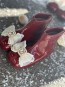 Детски боти "COQUETTE" in burgundy  1