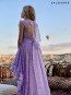 Girl Luxurious dress "LАCE FAIRYTALE" purple edition 9