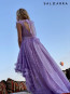 Girl Luxurious dress "LАCE FAIRYTALE" purple edition 11
