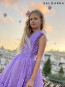 Girl Luxurious dress "LАCE FAIRYTALE" purple edition 12