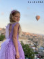 Girl Luxurious dress "LАCE FAIRYTALE" purple edition 19