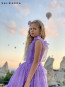 Girl Luxurious dress "LАCE FAIRYTALE" purple edition 20
