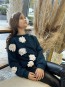 Girl Sweater "DOLCEZZA" petrol edition 4