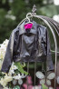Girl leather jacket “Black Sapphire” 1
