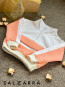 Boy Blouse „HARY“ coral and white edition 1