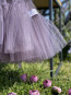 Girl Dress "BALLERINA" smokey violet edition 6