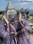 Girl Dress "BALLERINA" smokey violet edition8