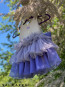Girl dress "FLORA" purple edition 1