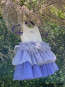 Girl dress "FLORA" purple edition 3