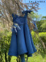 Girl dress "VIOLA" blue edition 1