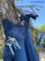 Girl dress "VIOLA" blue edition 6