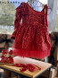 Girl dress "OUT OF A FAIRY TALE" red edition 6