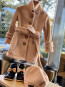 Girl coat „MILK BROWN“ 1