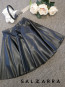 Girl leather skirt "BLACK" 1