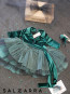 Girl Luxurious Dress „GREEN ROSE“ 1
