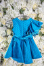Child dress "CARMEN"  - /bright blue/1