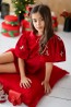 Girl dress "RED FIORRE" 1