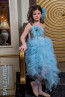 Luxury Dress "Blue Flower” 10