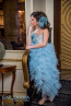 Luxury Dress "Blue Flower” 6