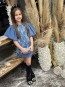 Girl Dress "SERENA" blue edition 2