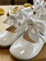 Girl Shoes "BALLERINА" white edition 2