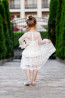 Girl Dress  "WHITE BUTTERFLY" 2