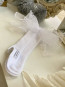 Girl Socks "WHITE BUTTERFLY" 6