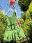 Girl Dress "GREEN MAGIC" 4