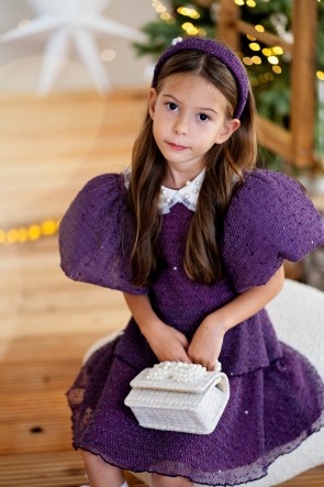 Детска рокля "AMAYA" in purple 1