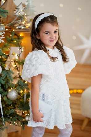 Детска рокля "AMAYA" in white 1