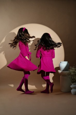 Детски чорапогащник "FUCHSIA figura"  1