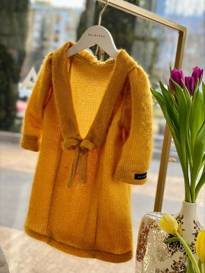 Детска рокля "LILY-mustard" 1