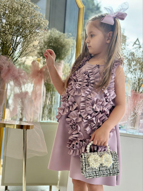 Детска рокля "RAMONNA" purple edition 1
