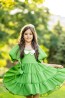 Детска рокля "GREEN CHARM" 2